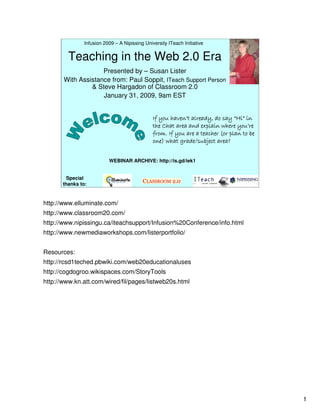 Teaching in the Web 2.0 Era 