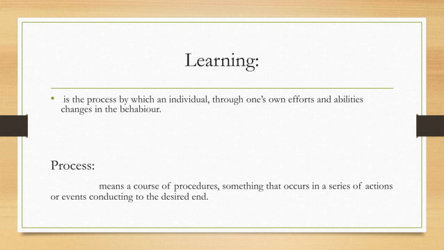 Teaching learning Process | PPT
