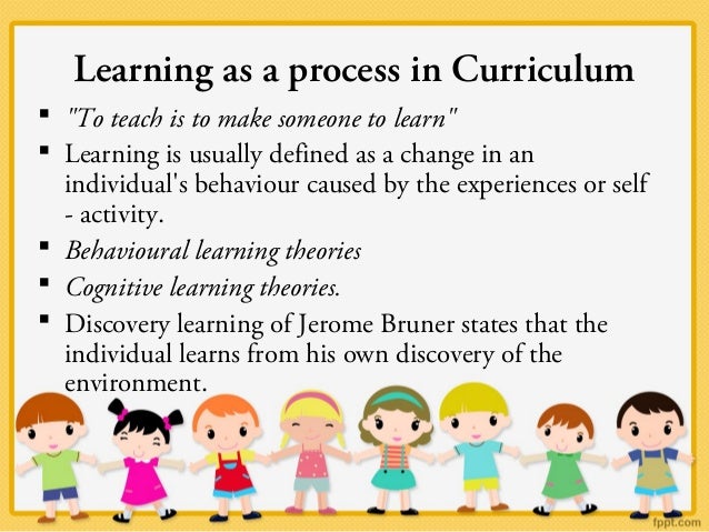 Teaching learning processes and curriculum development