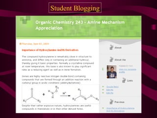 Teaching Organic Chemistry with Blogs and Wikis | PPT
