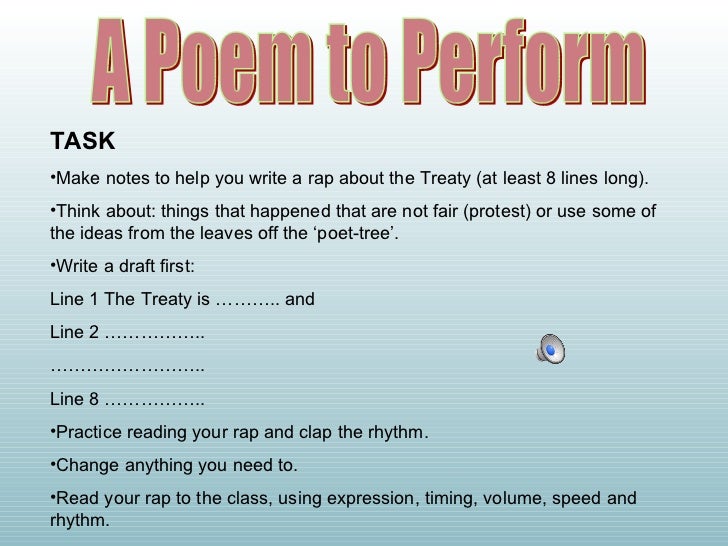 How to write a rap poem
