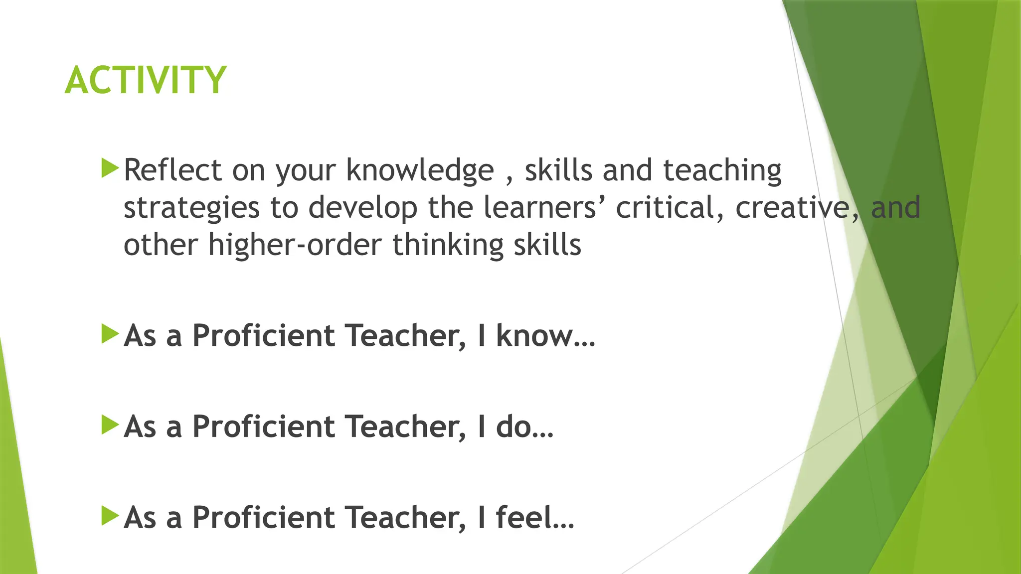 Proficient Knowledge Teaching-Strategies-to-Develop-Critical-and-Creative-Thinking_GRACE ...