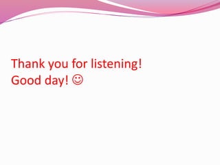 Thank you for listening!
Good day! 
 