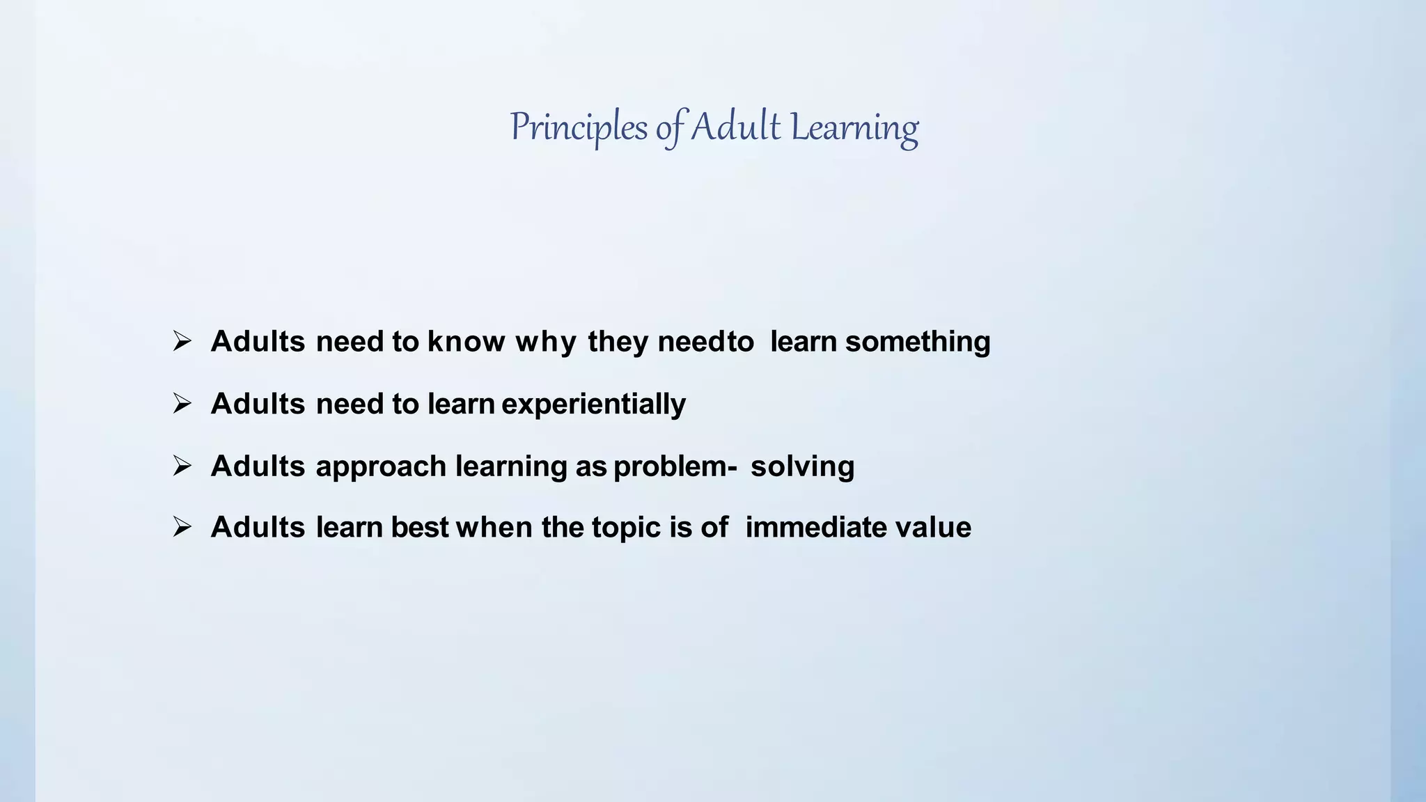 Teaching adults | PPTX