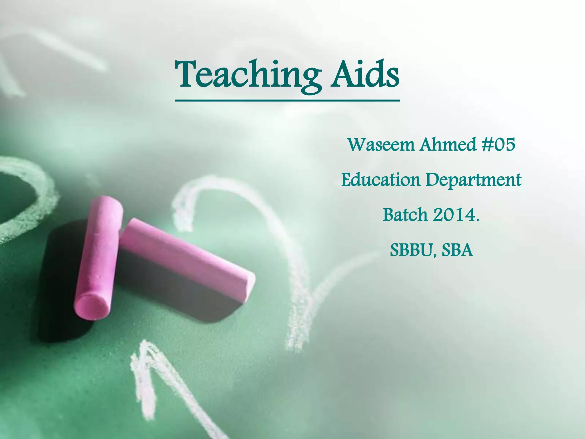 Teaching aids PPT