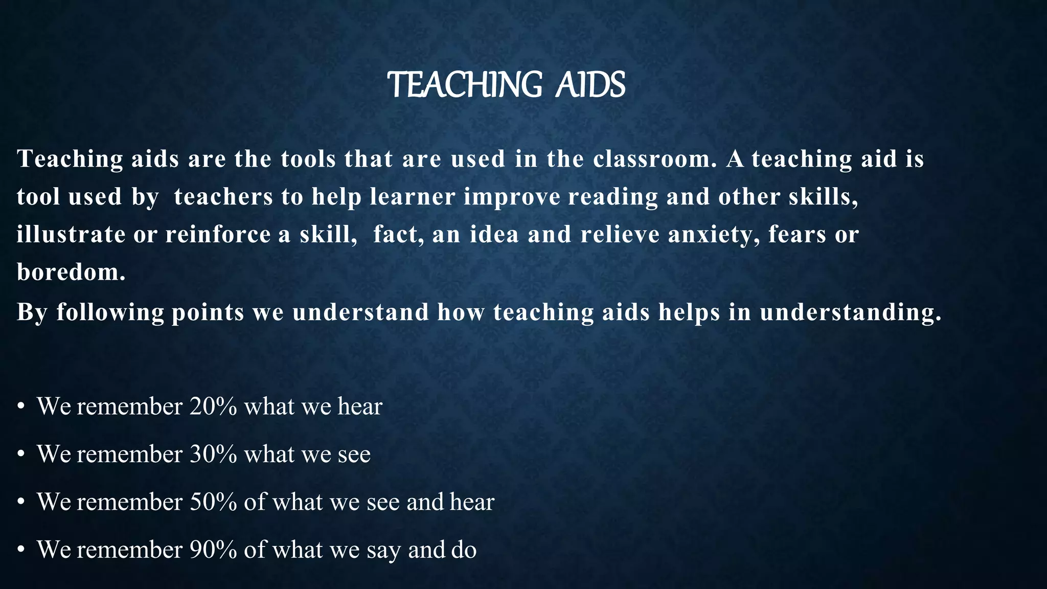 Teaching Aids | PPT