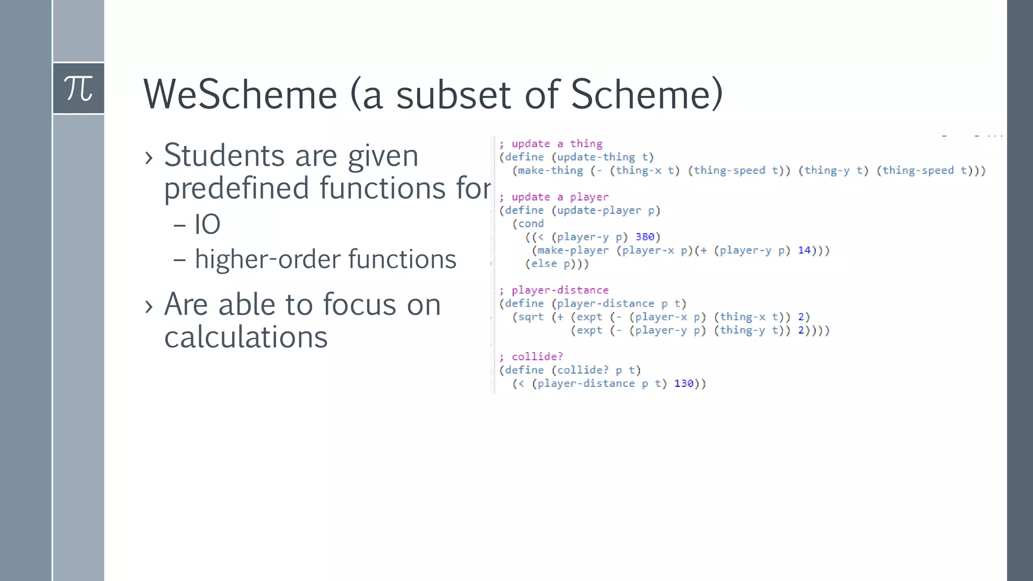 Teaching algebra through functional programming | PPT