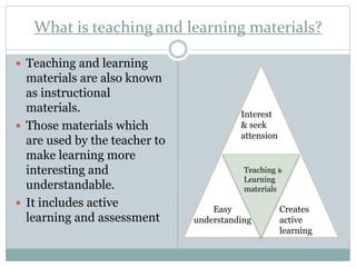 TEACHING AND LEARNING MATERIALS.pptx
