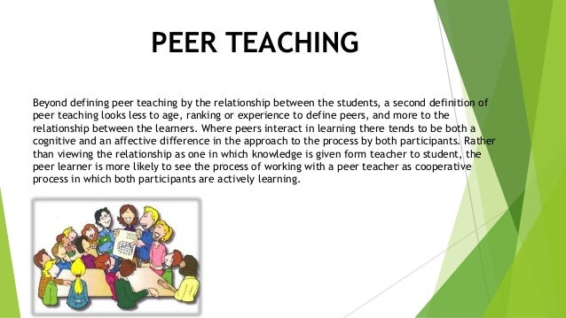 Teaching and learning methods