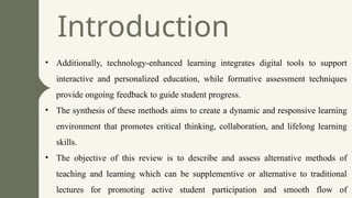 TEACHING AND LEARNING MRTHODS TO TRANSFORM THE FUTURE | PPTX