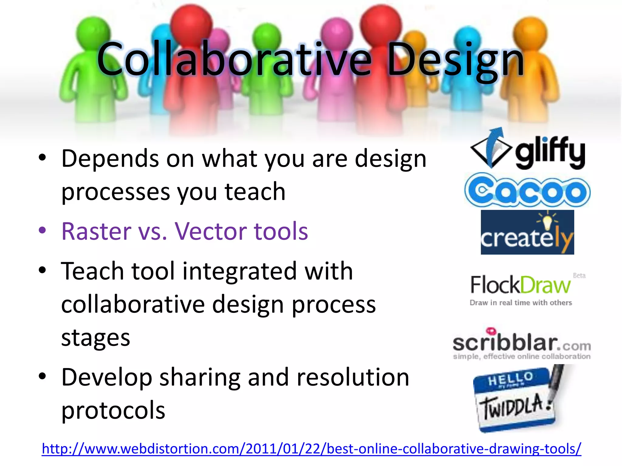 Same time Video Techniques

•   Place preview monitor in front of you
•   Keep student names on paper in hand
•   Know the cone of your stage
•   Use in-class students as confederates
•   Virtualize your breakout work, if in-class
    students have technology
 