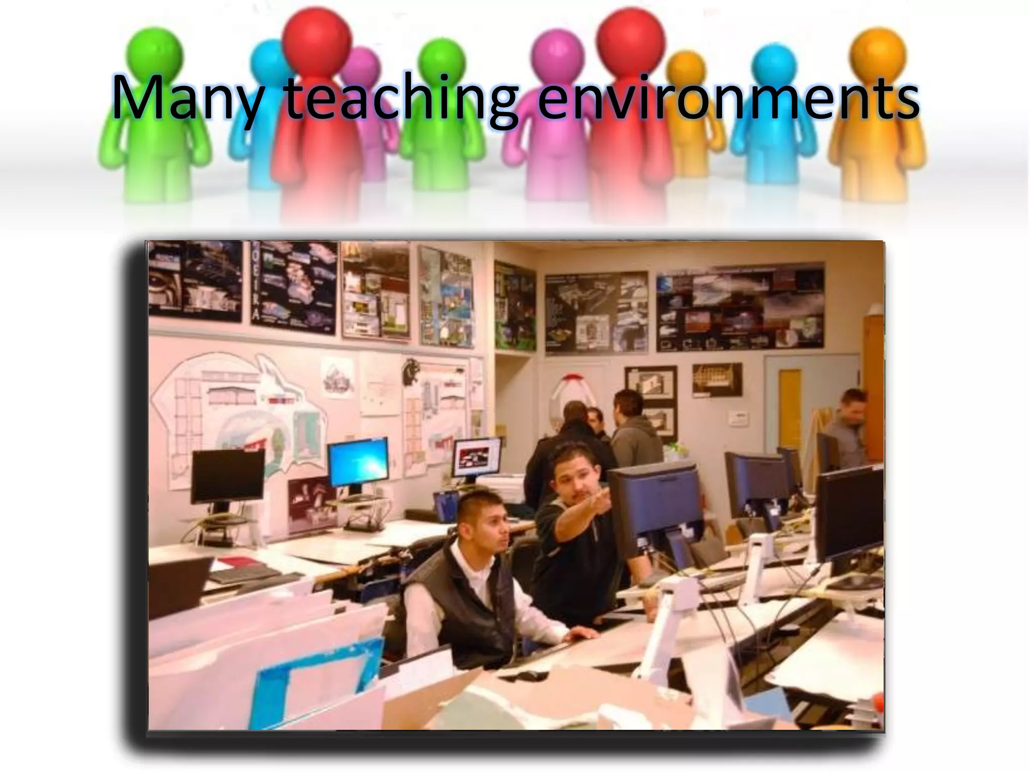 Simple Design Model

                      Design
• What am I           Goals       • How will I
  trying to     • What kind         configure
  achieve?        of tools do I     and use?
  Pedagogical     need?                Program
     Goals      • Where am I            Goals
                  doing this?
 
