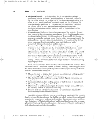 Teaching and learning at a distance | PDF