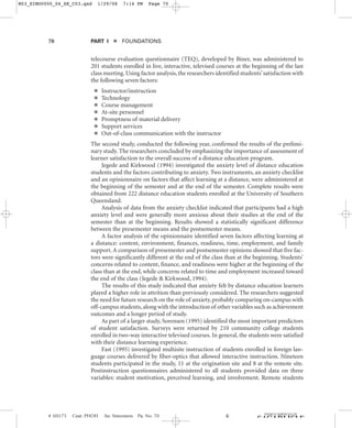 Teaching and learning at a distance | PDF