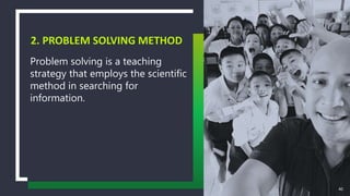 Teaching approach, strategy, method and techniques