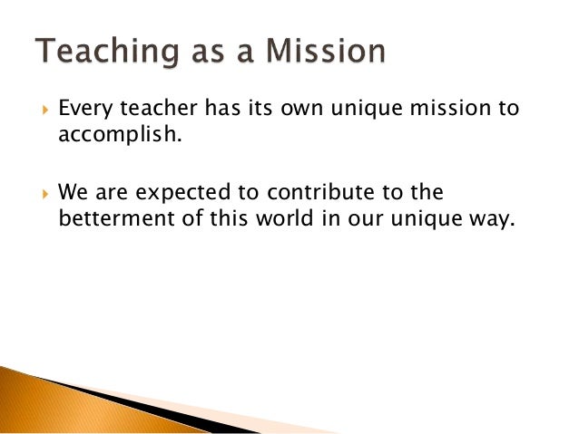 Teaching as a profession essay