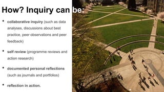 Teaching as inquiry | An overview | PDF
