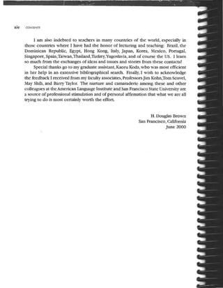 Teaching by Principles - Brown