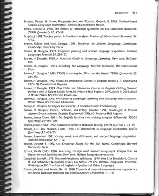 Teaching by Principles - Brown