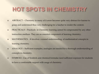 Teaching chemistry | PPTX