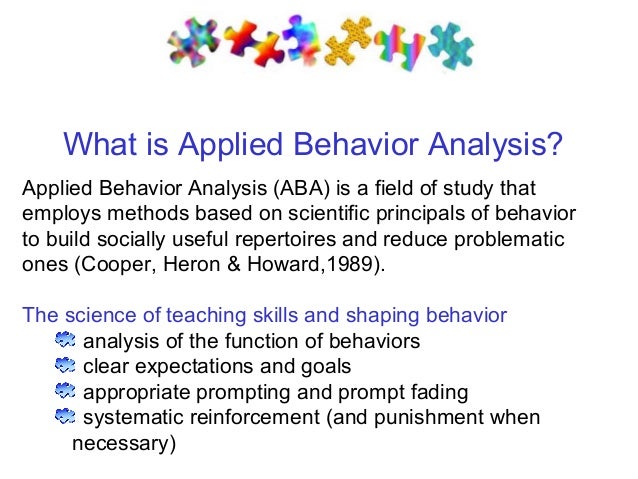 Teaching Children with ASD Using ABA