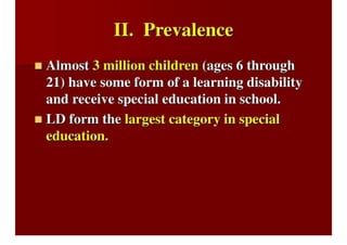 Teaching Children With Learning Disabilities