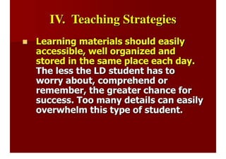 Teaching Children With Learning Disabilities