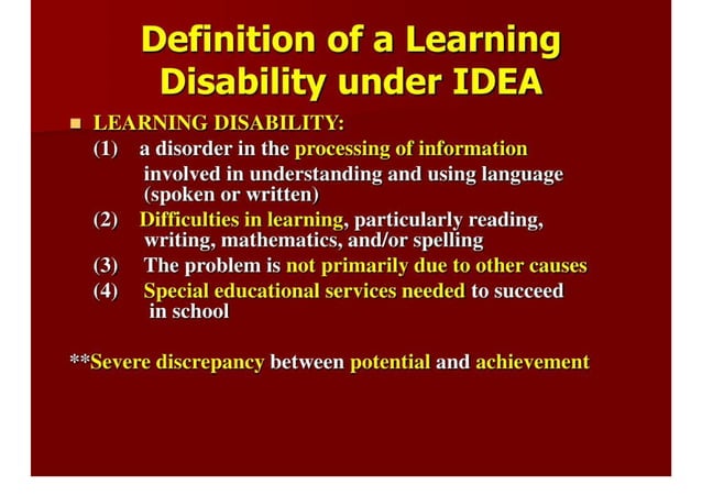 Teaching Children With Learning Disabilities | PDF