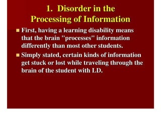Teaching Children With Learning Disabilities