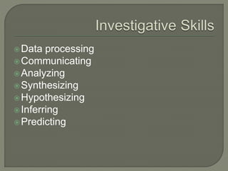 Teaching concepts, skills, and values | PPTX