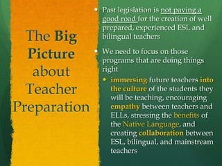 Learned about instructional modifications: