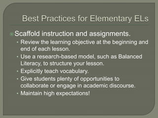 Teaching ELs | PPTX