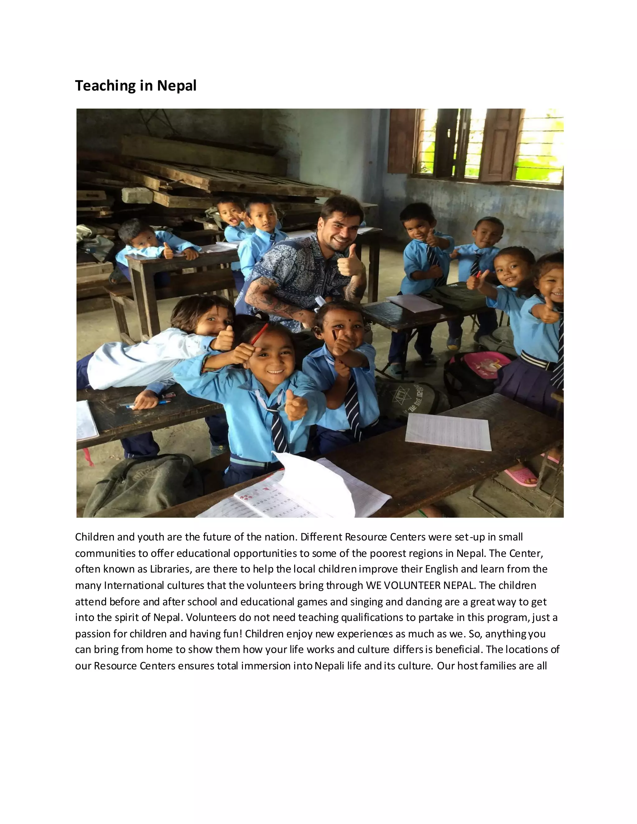 Teaching english in nepal | PDF
