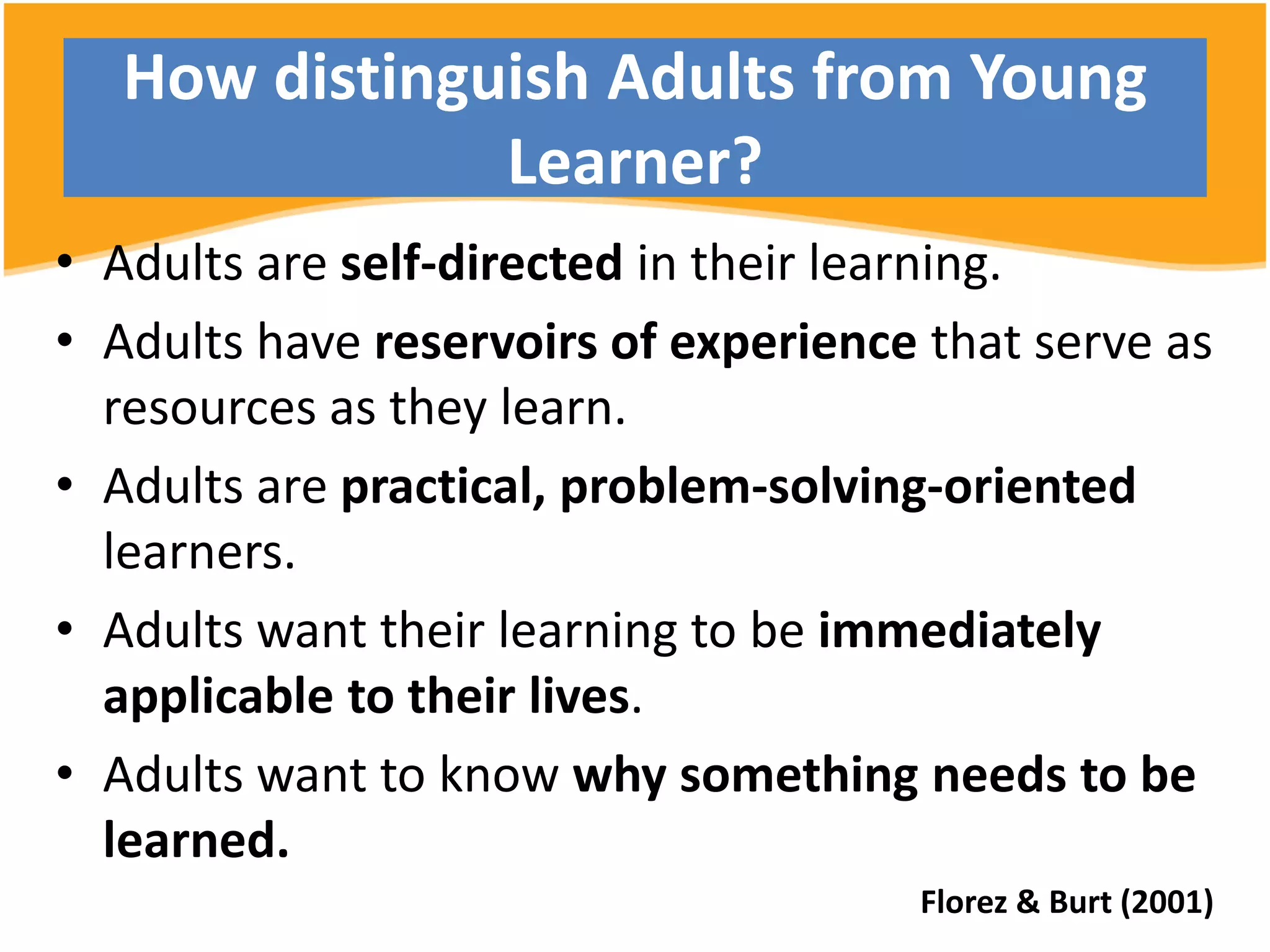 Teaching English to Adults | PDF