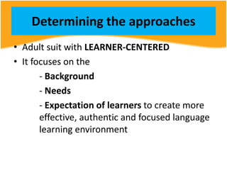 Teaching English to Adults | PDF