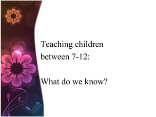 Arecomfortablewithroutinesandenjoyrepetition