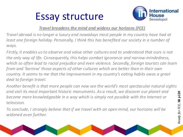 Write an essay on travel