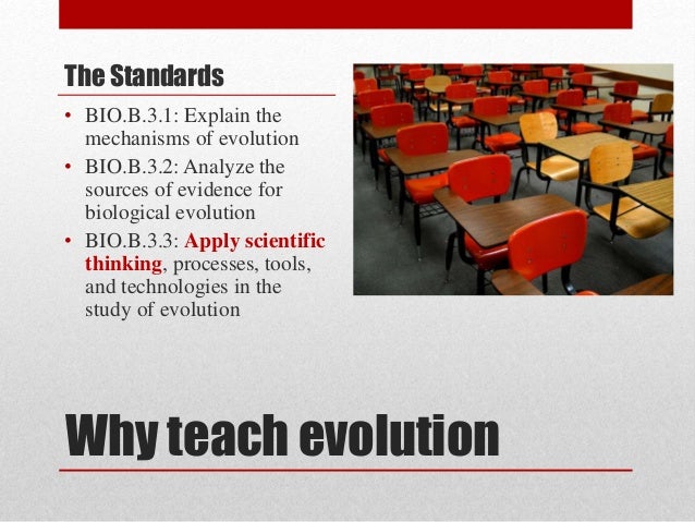 Teaching Evolution in Science Classrooms