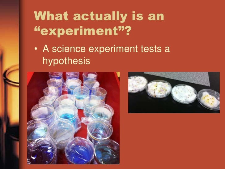 Teaching experimental design