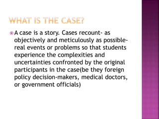 Teaching foreign policy cases | PPT