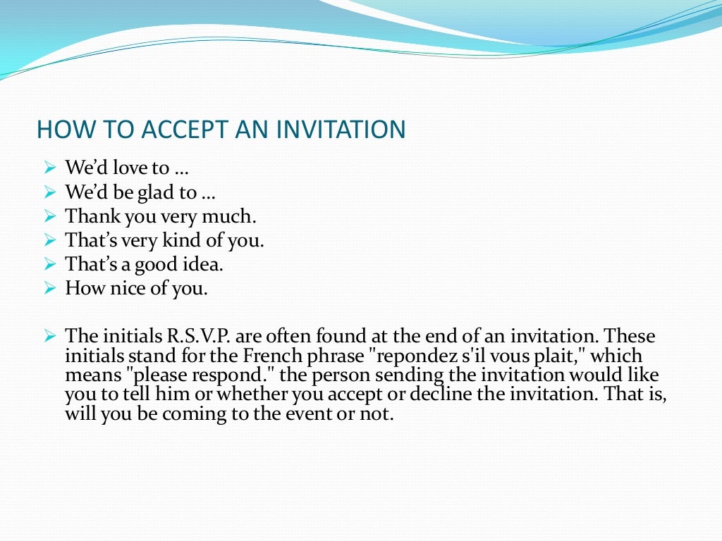 Functional text Invitation and Short Message