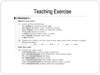 Teaching Exercise 