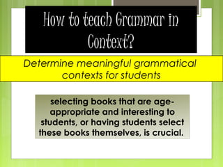 Teaching grammar | PPT