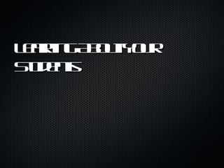 Learning About Your Students 