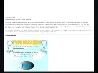 Student Showcase Folder Instructors can create a folder with student presentations or other files. Once the instructor has proper permissions, the instructor can all students to edit the folder (potentially their own files, but practically all) as well as vary which files are public and which can only be accessed by the class. This approach creates a showcase of student work that students can update or remove AND respects students willingness to share with just their peers or the whole internet.  