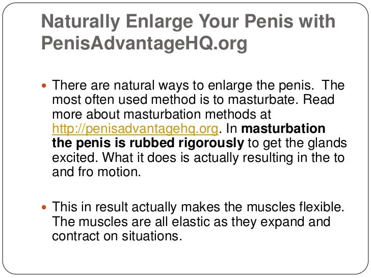 To Naturally Enlarge The Penis 76