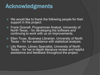 Results – Subject Searching