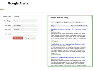 Google Alerts
 