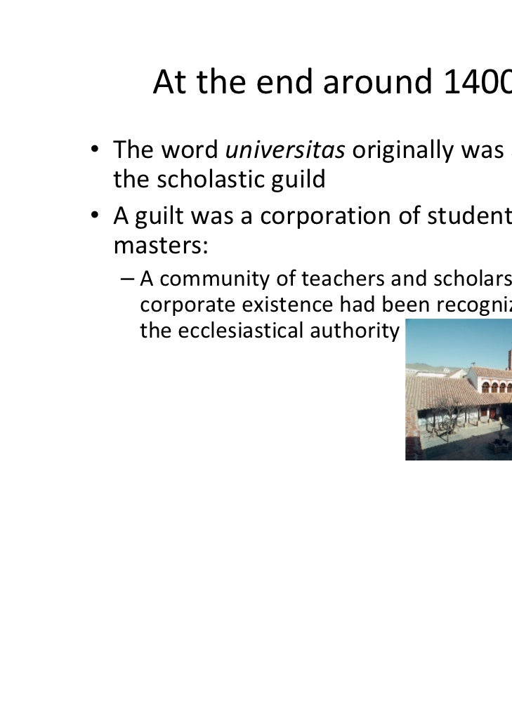 Teaching in medieval times