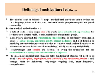 Transformation Approach Multicultural Teaching in Multicultural Settings-1-1.pptx as an introduction of ...